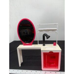 2015 Barbie Sparkle Style Salon Doll Vanity